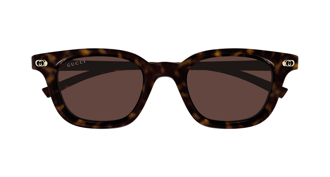 Lunettes de soleil gucci gg1946s 002 havana round/oval/panthos masculino taille 48mm - Vue détaillée