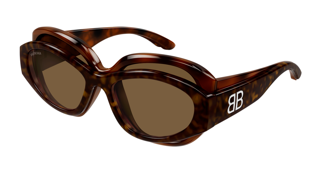 Gafas de sol balenciaga bb0456s 003 havana cat eye unisex talla 59mm - Vista principal