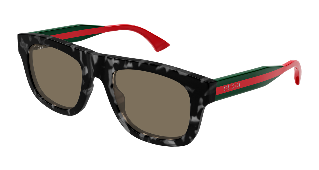 Occhiali da sole gucci gg1991s 002 havana rectangular / squared masculino taglia 52mm - Vista principale