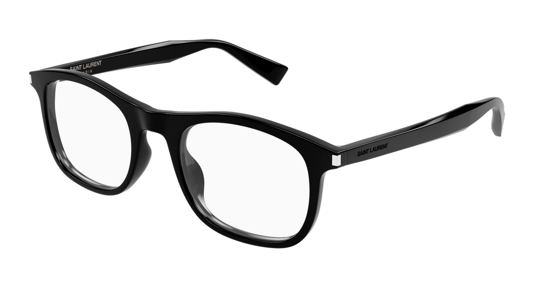 Prescription glasses saint laurent sl 811 001 negro square unisex size 52mm - Main view
