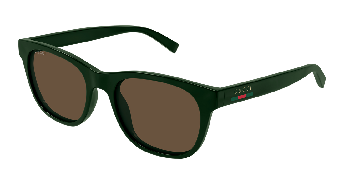 Occhiali da sole gucci gg1985s 004 verde round/oval/panthos masculino taglia 54mm - Vista principale