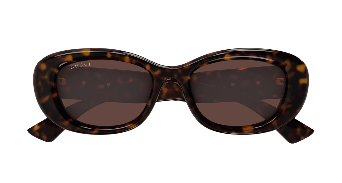 Occhiali da sole gucci gg1829sk 002 havana round femenino taglia 53mm - Vista dettagliata