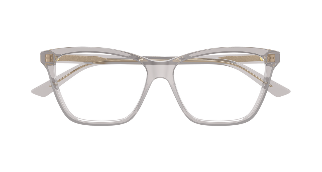 Occhiali da vista bottega veneta bv1421o 003 gris butterfly femenino taglia 55mm - Vista dettagliata