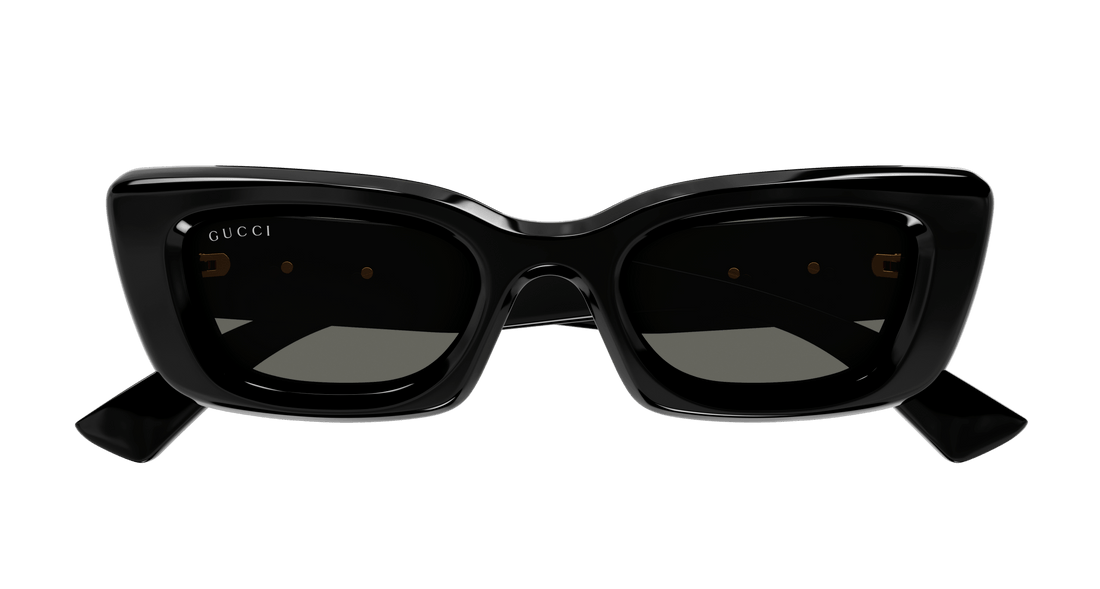 Lunettes de soleil gucci gg1827s 001 negro cat eye femenino taille 49mm - Vue détaillée