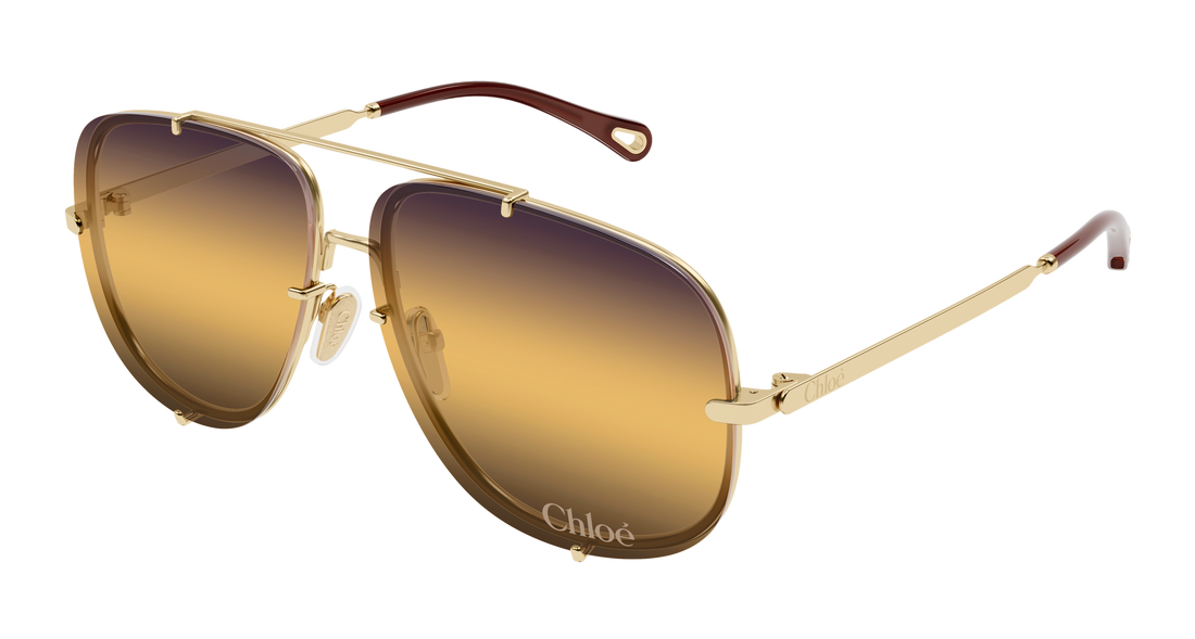 Gafas de sol chloé ch0348s 004 dorado pilot/navigator femenino talla 62mm - Vista principal