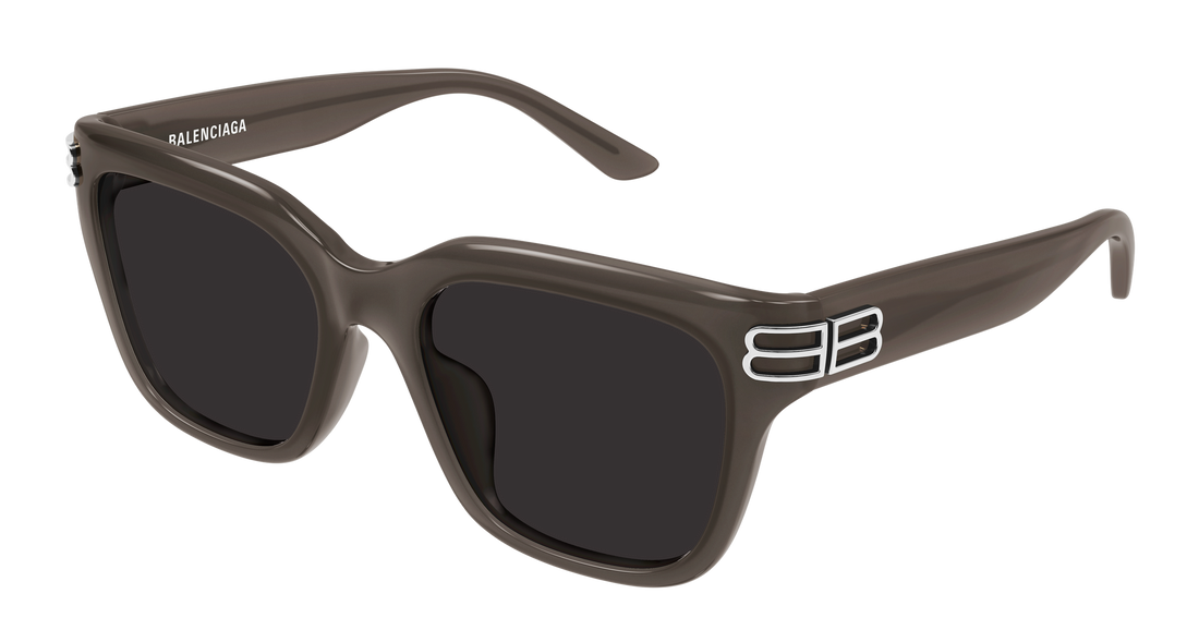 Occhiali da sole balenciaga bb0433sk 004 gris rectangular / squared femenino taglia 56mm - Vista principale