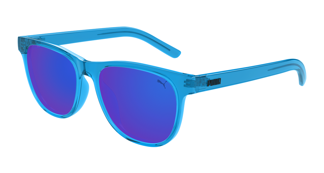 Occhiali da sole puma pj0084s 007 azul round/oval/panthos infantil taglia 50mm - Vista principale