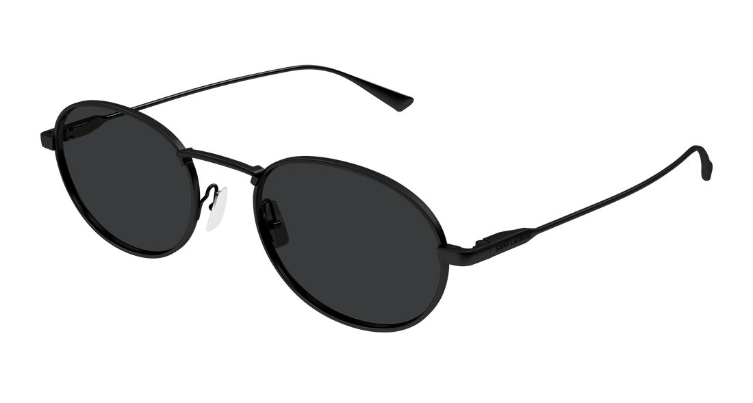 Sunglasses saint laurent sl 799 001 negro round masculino size 52mm - Main view
