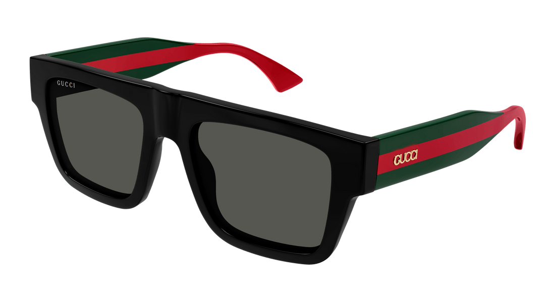 Lunettes de soleil gucci gg1868s 001 negro square masculino taille 53mm - Vue principale