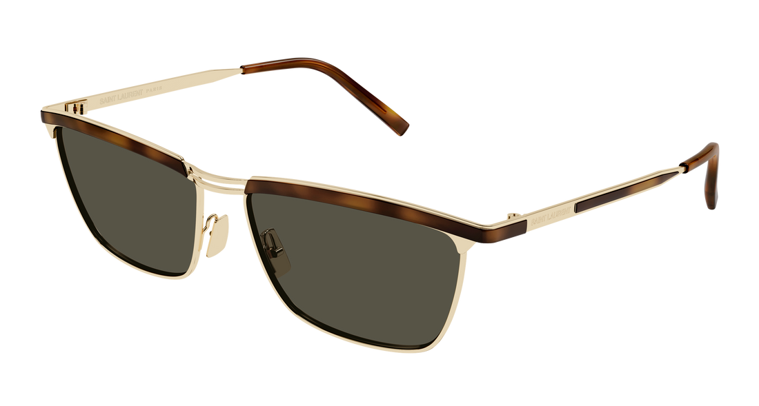 Occhiali da sole saint laurent sl 795 joe 001 dorado rectangular / squared masculino taglia 57mm - Vista principale