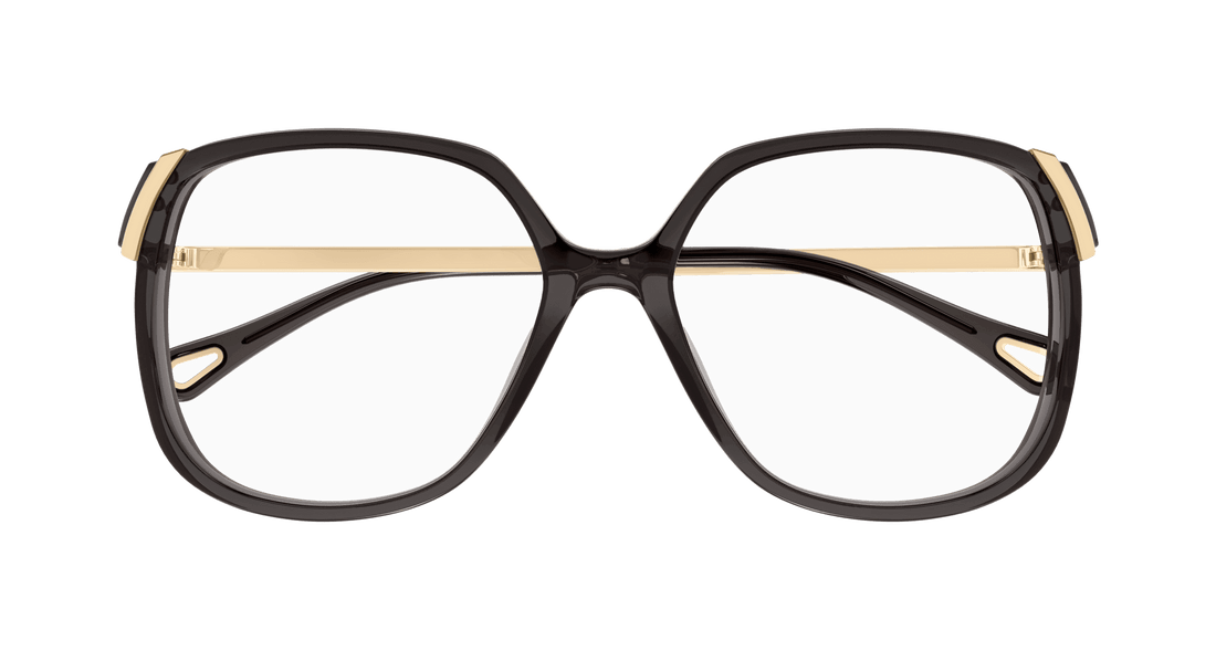 Prescription glasses chloé ch0287o 001 gris square femenino size 56mm - Detailed view
