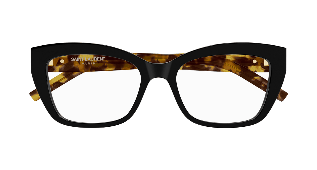 Prescription glasses saint laurent sl m117 007 negro cat eye femenino size 53mm - Detailed view