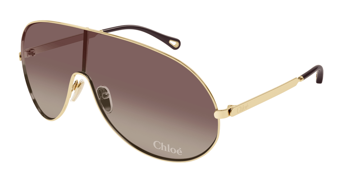 Gafas de sol chloé ch0283s 002 dorado mask femenino talla 99mm - Vista principal