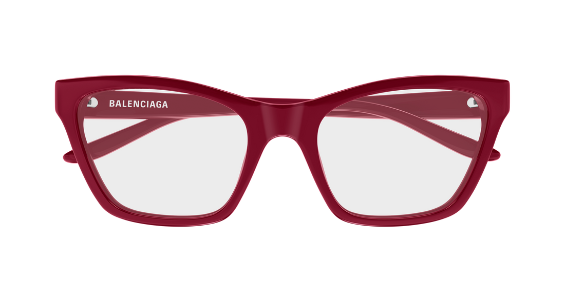 Occhiali da vista balenciaga bb0440o 005 burdeos cat eye femenino taglia 56mm - Vista dettagliata