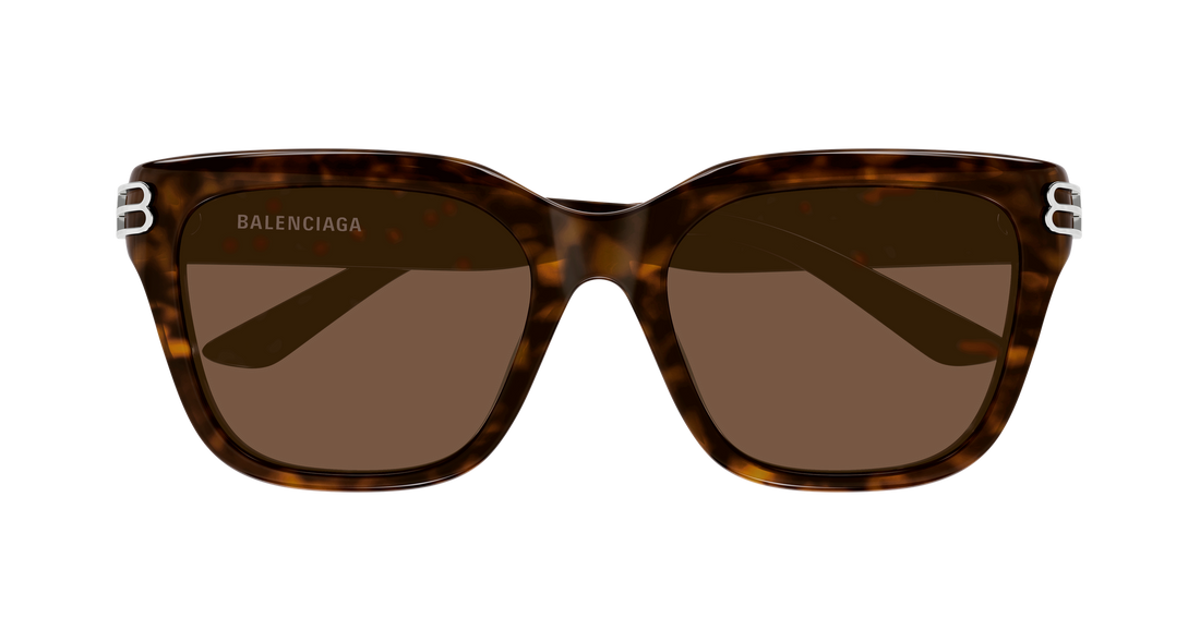 Occhiali da sole balenciaga bb0433sk 002 havana rectangular / squared femenino taglia 56mm - Vista dettagliata