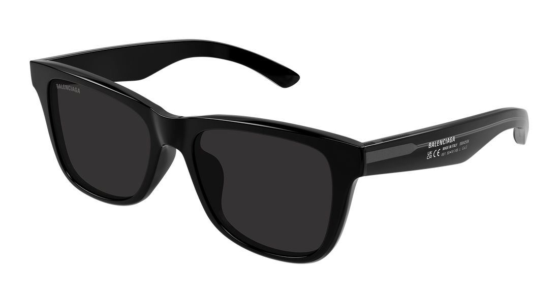Occhiali da sole balenciaga bb0425sk 001 negro rectangular / squared masculino taglia 55mm - Vista principale
