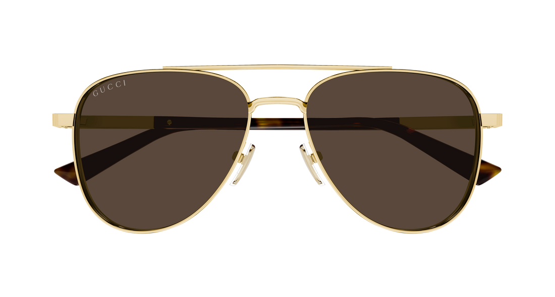 Occhiali da sole gucci gg1962s 002 dorado pilot/navigator masculino taglia 56mm - Vista dettagliata