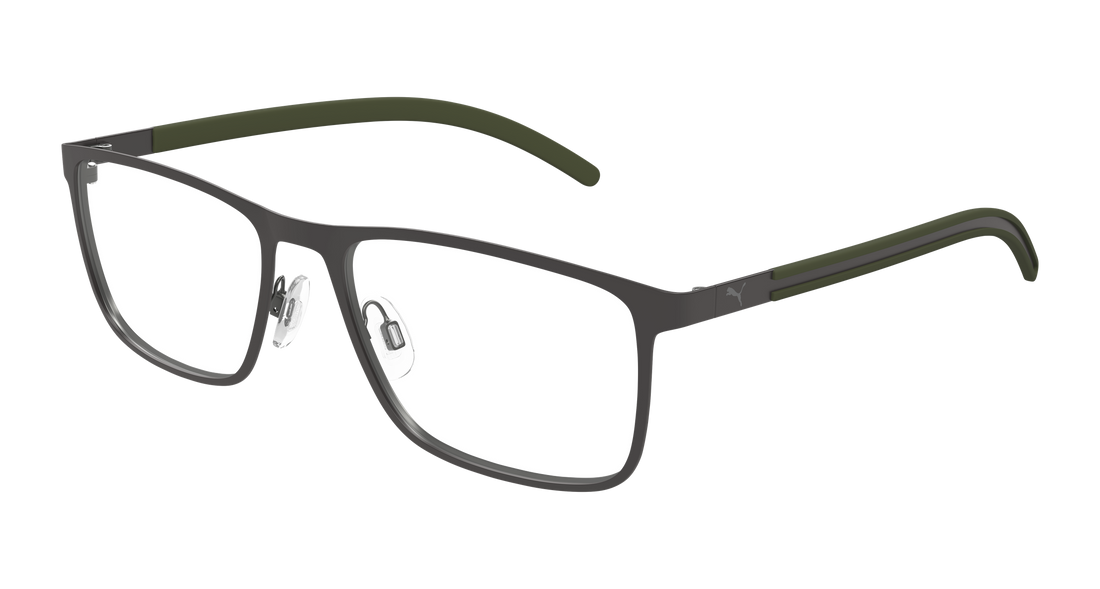 Occhiali da vista puma pu0512o 005 plateado rectangular / squared masculino taglia 58mm - Vista principale