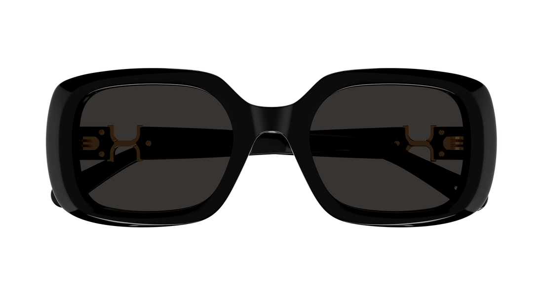 Gafas de sol chloé ch0333s 001 negro rectangular / squared femenino talla 53mm - Vista de detalle