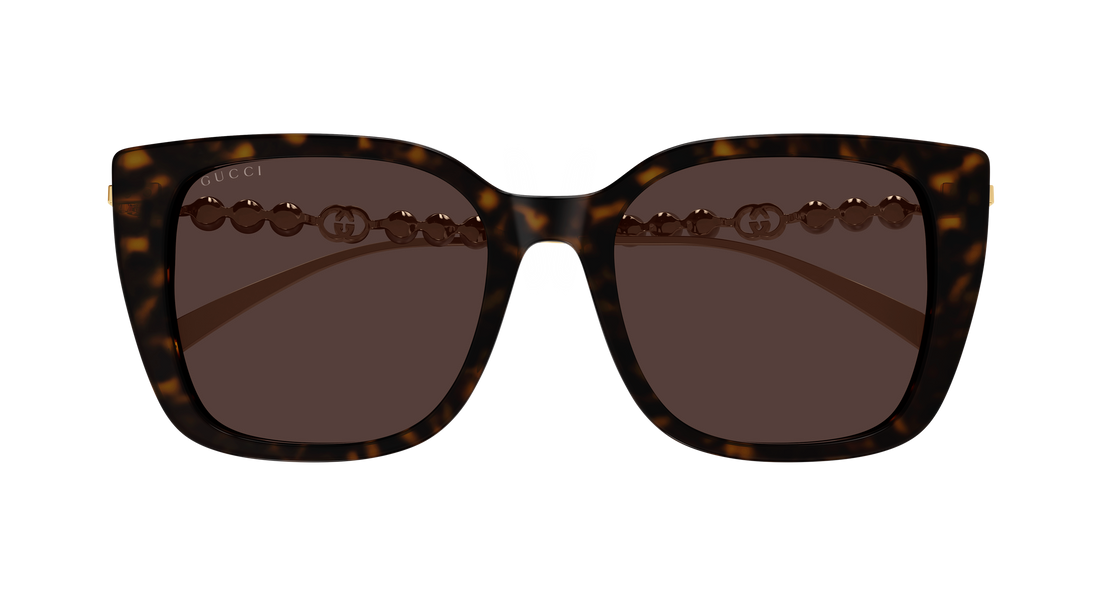 Occhiali da sole gucci gg1971sa 003 havana butterfly femenino taglia 55mm - Vista dettagliata