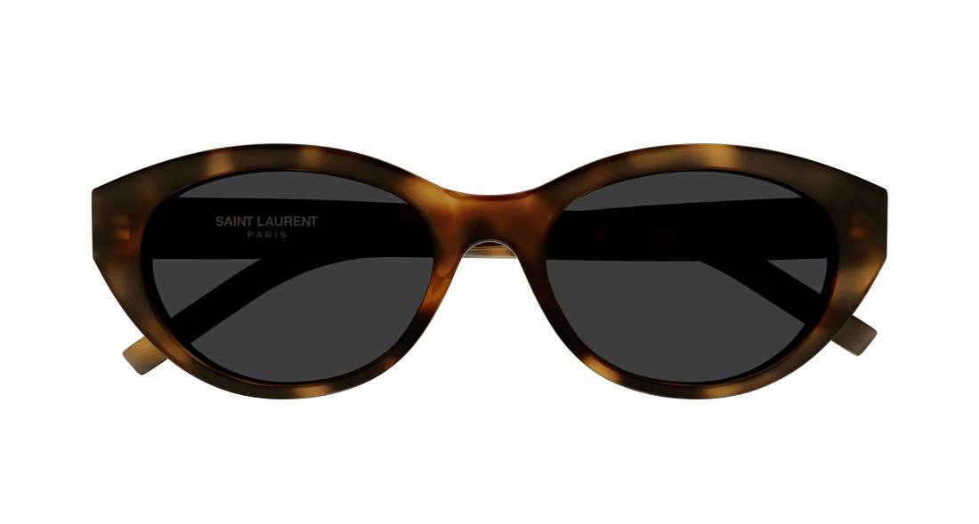 Occhiali da sole saint laurent sl m148 003 havana round femenino taglia 54mm - Vista dettagliata