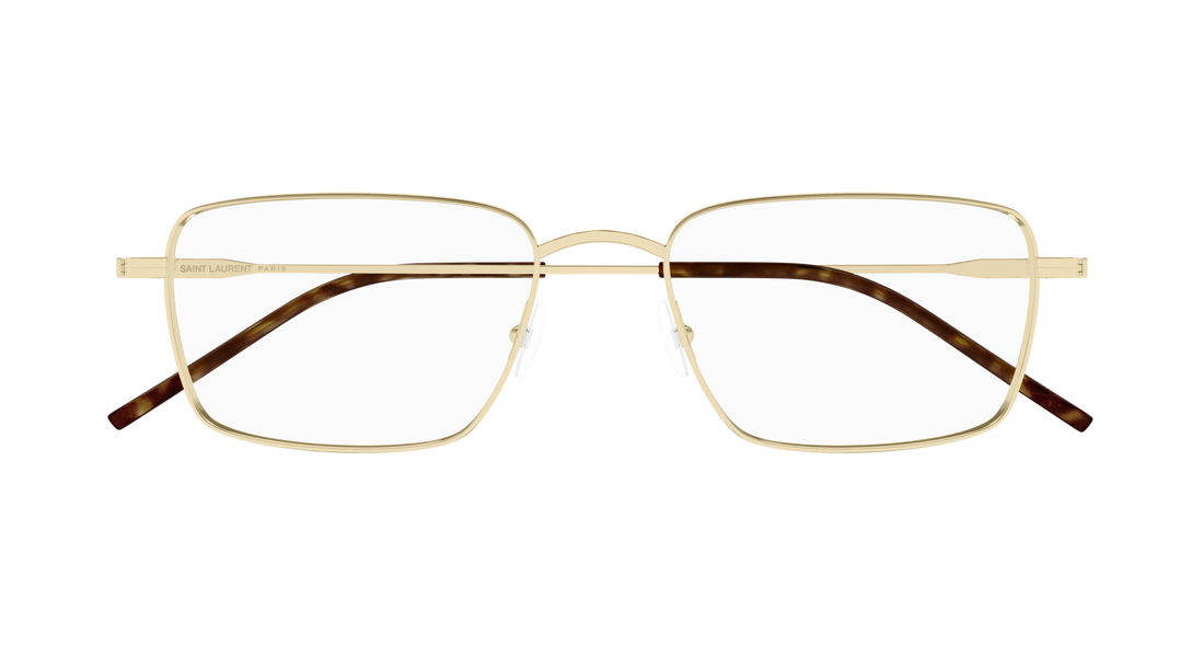 Gafas graduadas saint laurent sl 844 003 dorado rectangular / squared masculino talla 53mm - Vista de detalle