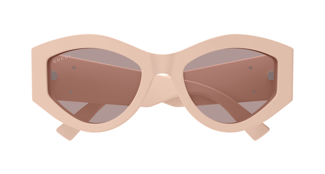 Occhiali da sole gucci gg1951s 005 rosa geometric femenino taglia 53mm - Vista dettagliata
