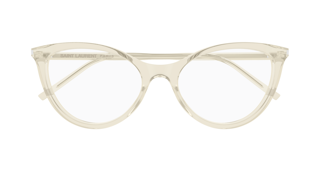 Gafas graduadas saint laurent sl 833 004 amarillo cat eye femenino talla 55mm - Vista de detalle