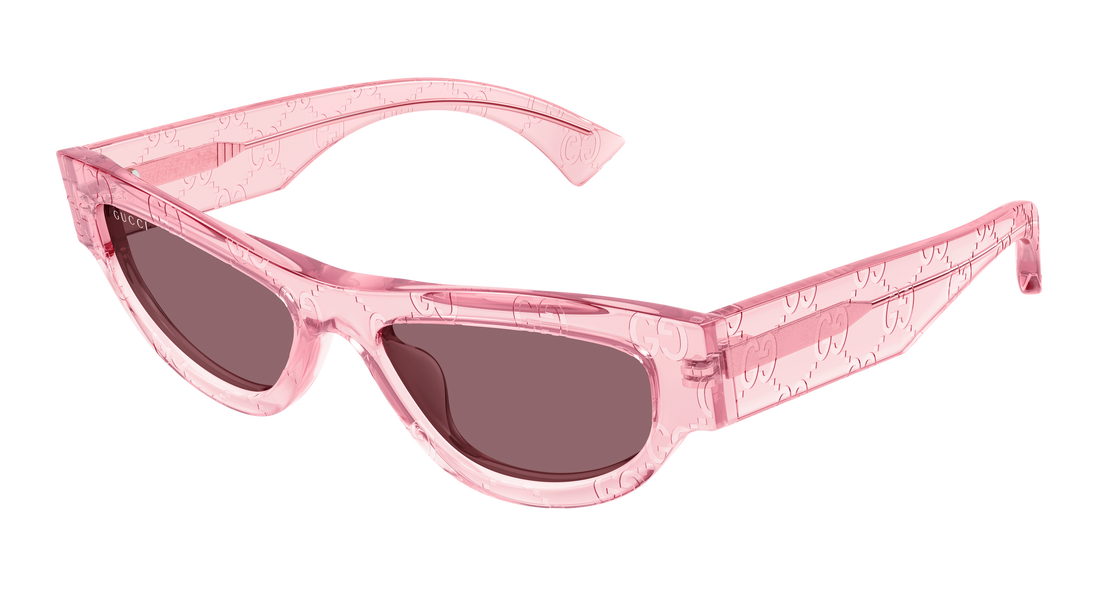Occhiali da sole gucci gg1834s 010 rosa cat eye femenino taglia 53mm - Vista principale