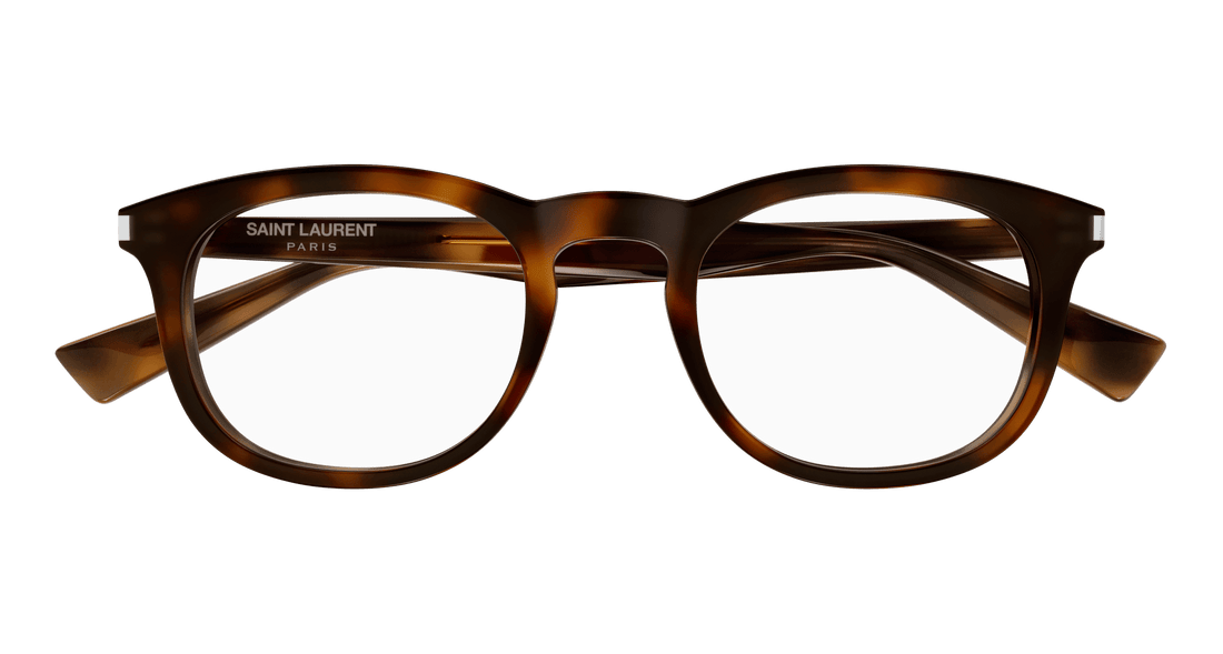Lunettes de vue saint laurent sl 813 003 havana square unisex taille 50mm - Vue détaillée