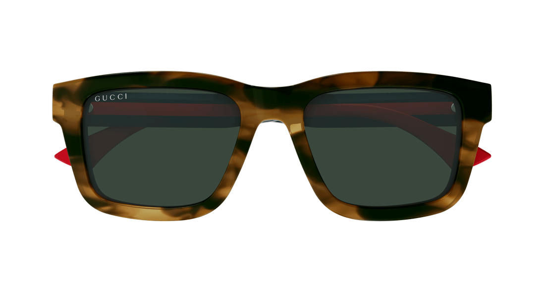 Óculos de sol gucci gg1869s 003 havana square masculino tamanho 53mm - Vista de detalhe