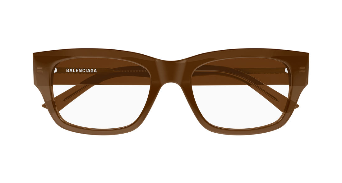 Gafas graduadas balenciaga bb0450o 005 marron rectangular / squared masculino talla 54mm - Vista de detalle