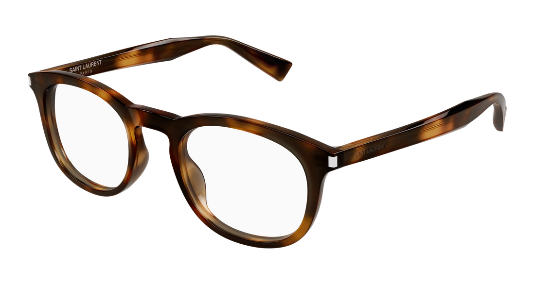 Prescription glasses saint laurent sl 813 003 havana square unisex size 50mm - Main view