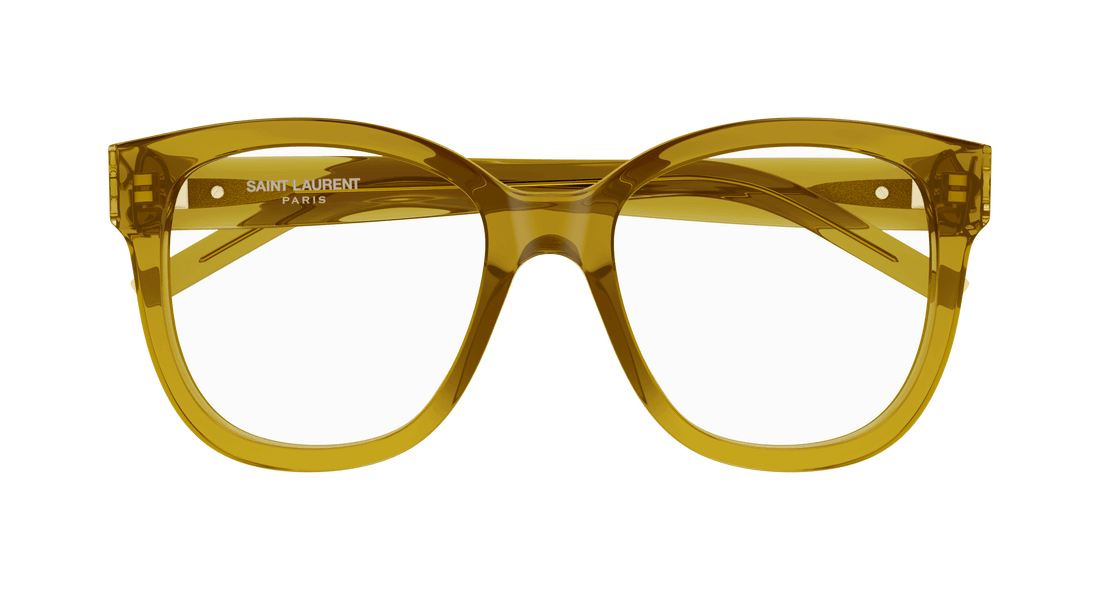 Prescription glasses saint laurent sl m97 007 verde square femenino size 54mm - Detailed view