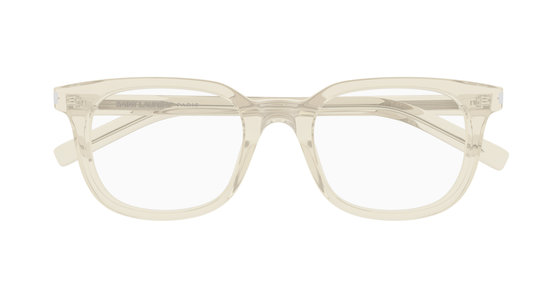 Brillen saint laurent sl 840 004 amarillo round/oval/panthos unisex größe 51mm - Detailansicht