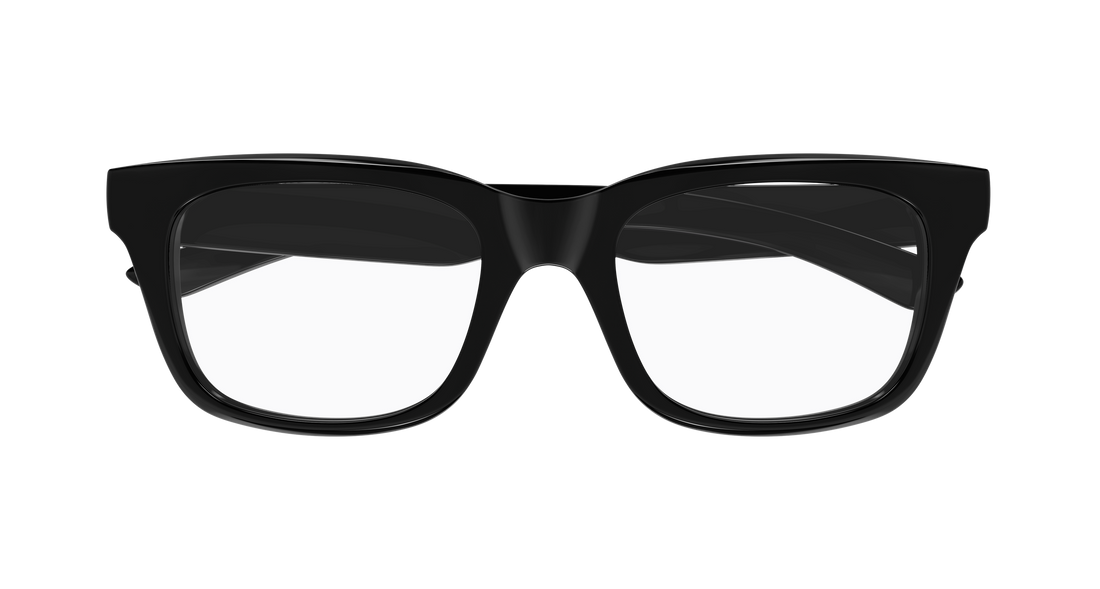 Occhiali da vista balenciaga bb0429o 001 negro rectangular / squared masculino taglia 54mm - Vista dettagliata