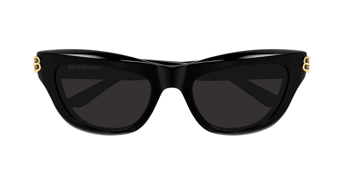 Gafas de sol balenciaga bb0430s 001 negro cat eye femenino talla 54mm - Vista de detalle