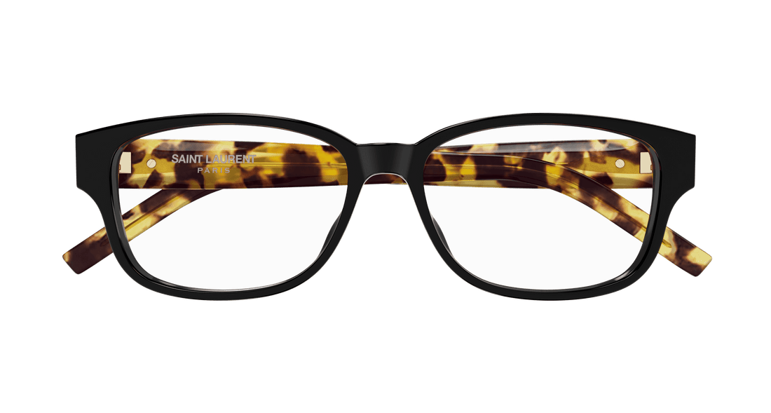 Prescription glasses saint laurent sl m149 010 negro square unisex size 52mm - Detailed view