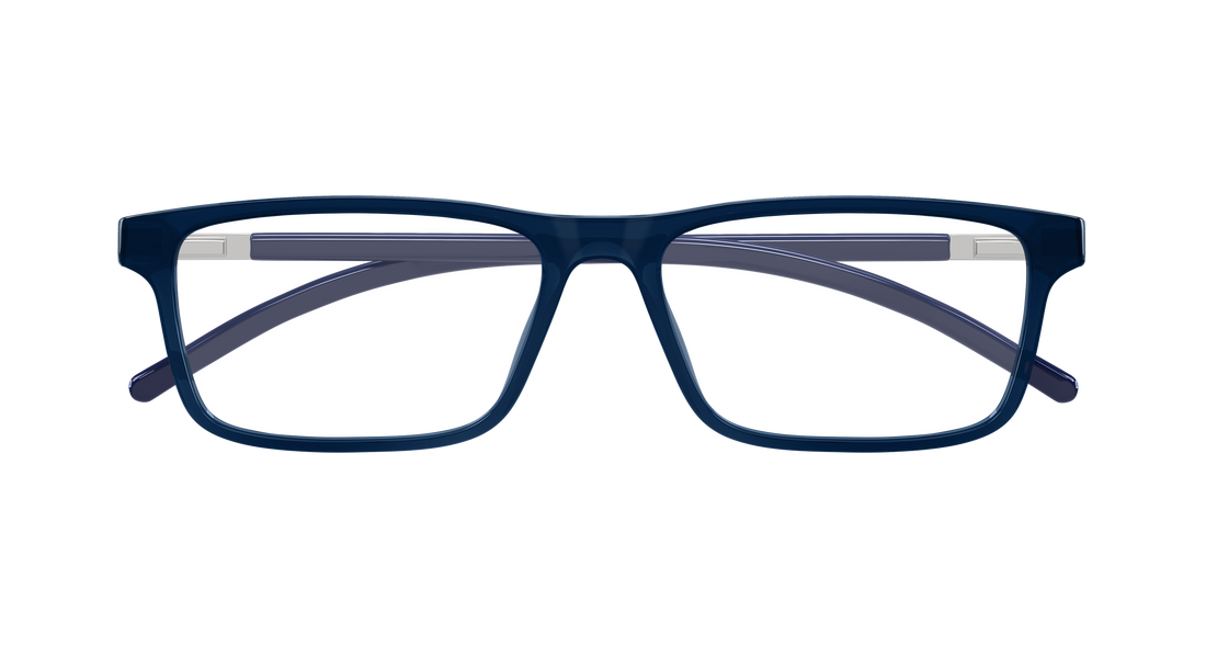 Occhiali da vista puma pu0510o 003 azul rectangular / squared masculino taglia 56mm - Vista dettagliata