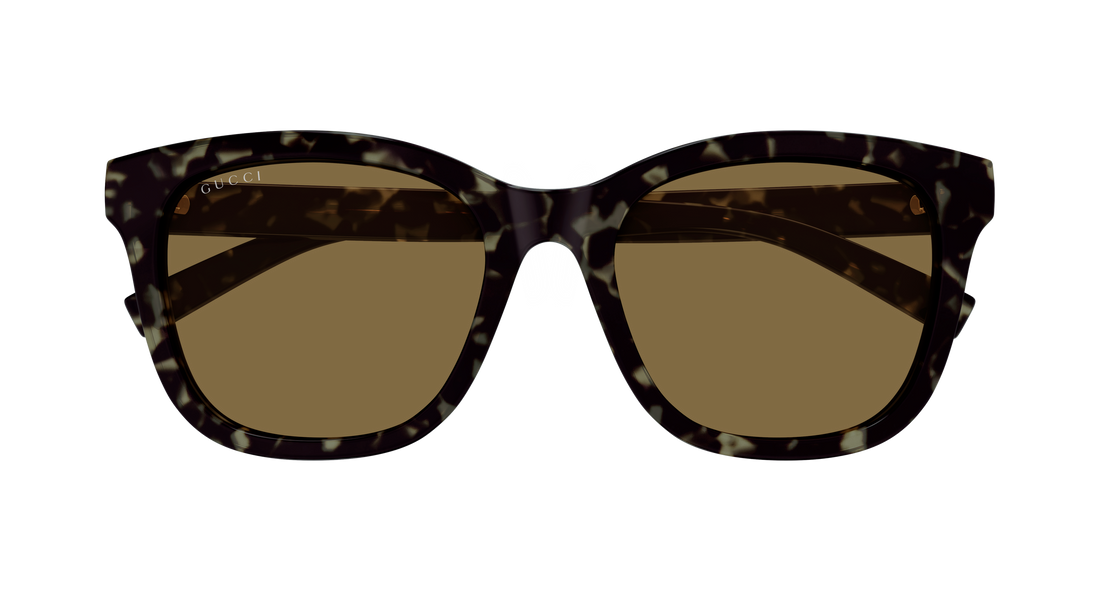 Occhiali da sole gucci gg1984sk 003 havana round/oval/panthos femenino taglia 55mm - Vista dettagliata