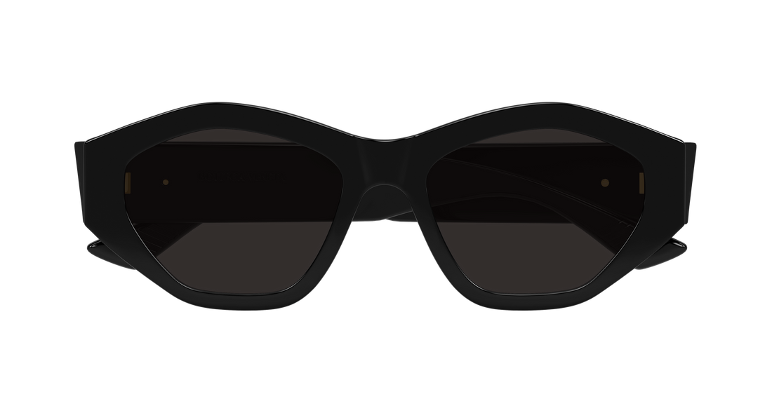 Occhiali da sole bottega veneta bv1408s 001 negro geometric femenino taglia 53mm - Vista dettagliata