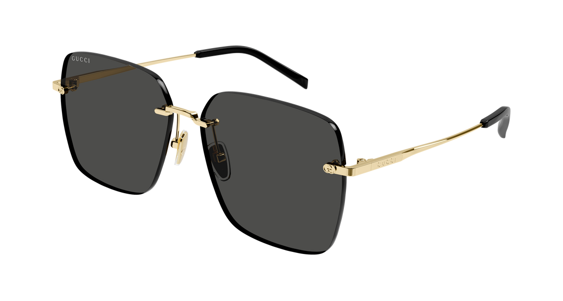 Occhiali da sole gucci gg1955sa 001 dorado rectangular / squared femenino taglia 60mm - Vista principale