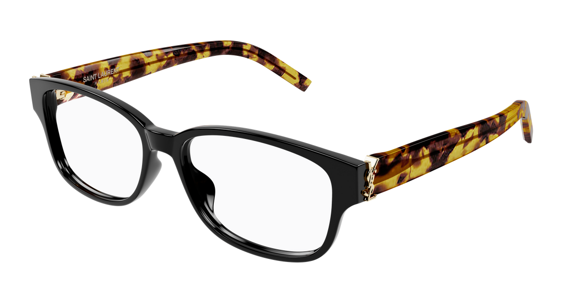 Prescription glasses saint laurent sl m149 010 negro square unisex size 52mm - Main view
