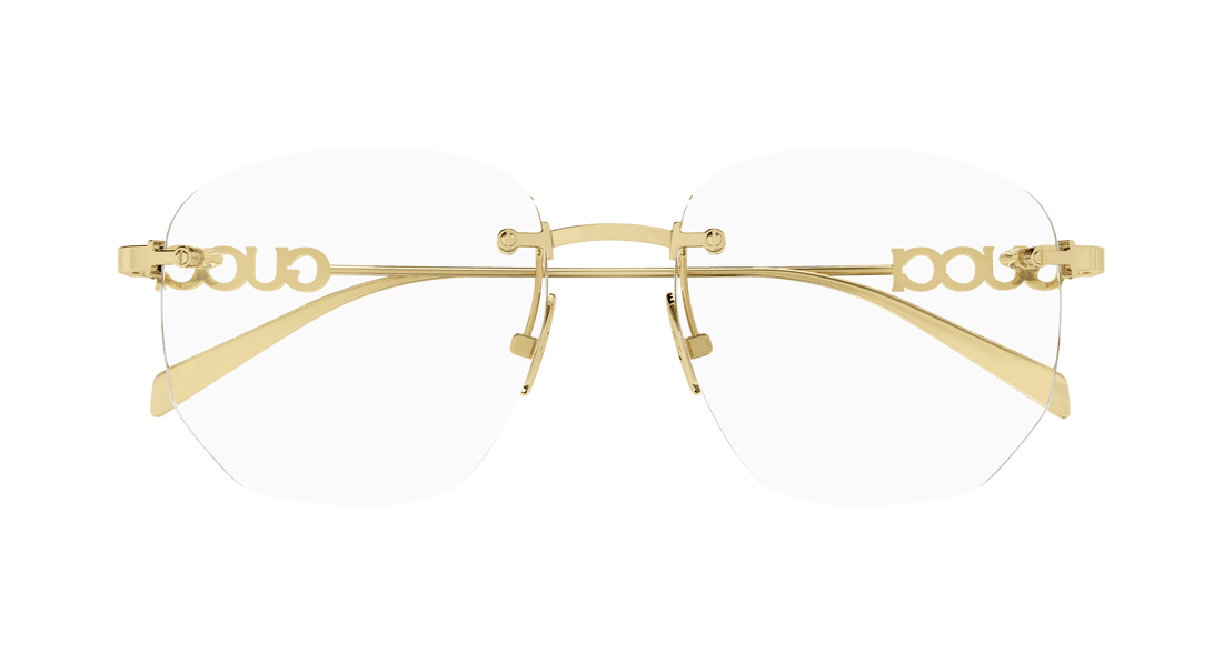 Occhiali da vista gucci gg1806o 002 dorado square femenino taglia 54mm - Vista dettagliata