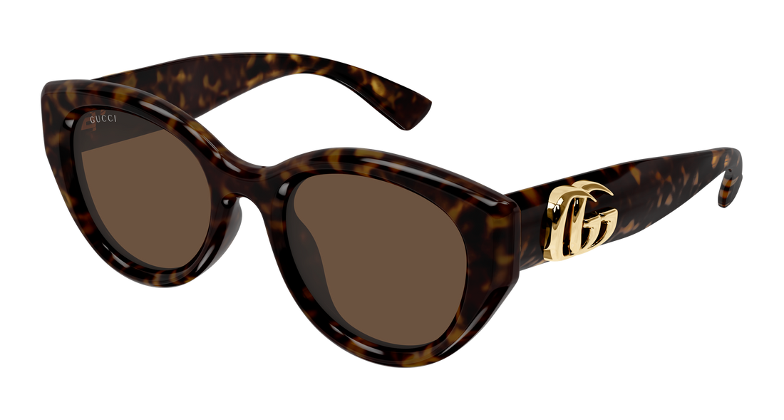 Occhiali da sole gucci gg1976sk 003 havana round/oval/panthos femenino taglia 52mm - Vista principale