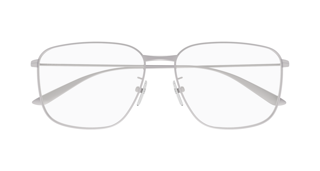 Gafas graduadas balenciaga bb0452o 001 plateado rectangular / squared masculino talla 59mm - Vista de detalle