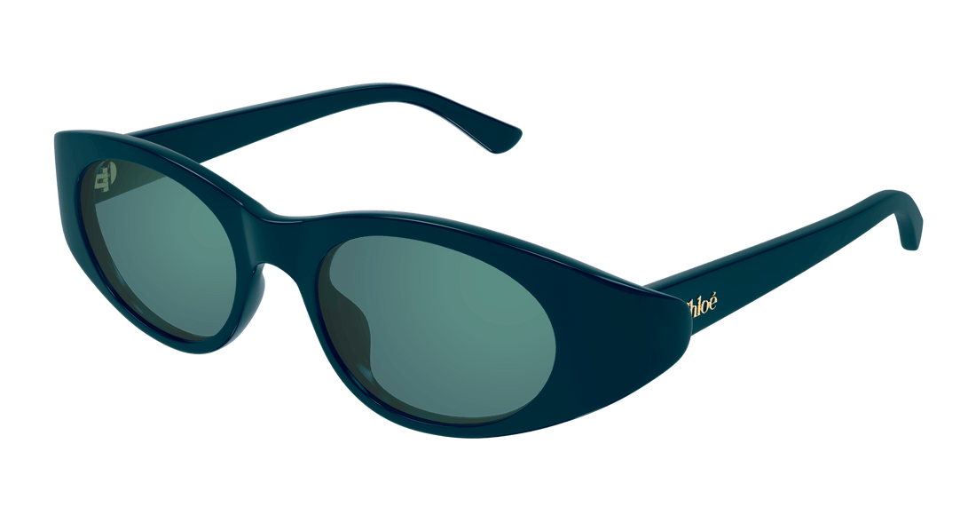 Gafas de sol chloé ch0279s 003 verde cat eye femenino talla 51mm - Vista principal