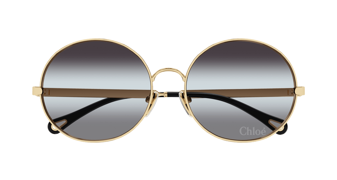 Gafas de sol chloé ch0281s 001 dorado round femenino talla 59mm - Vista de detalle