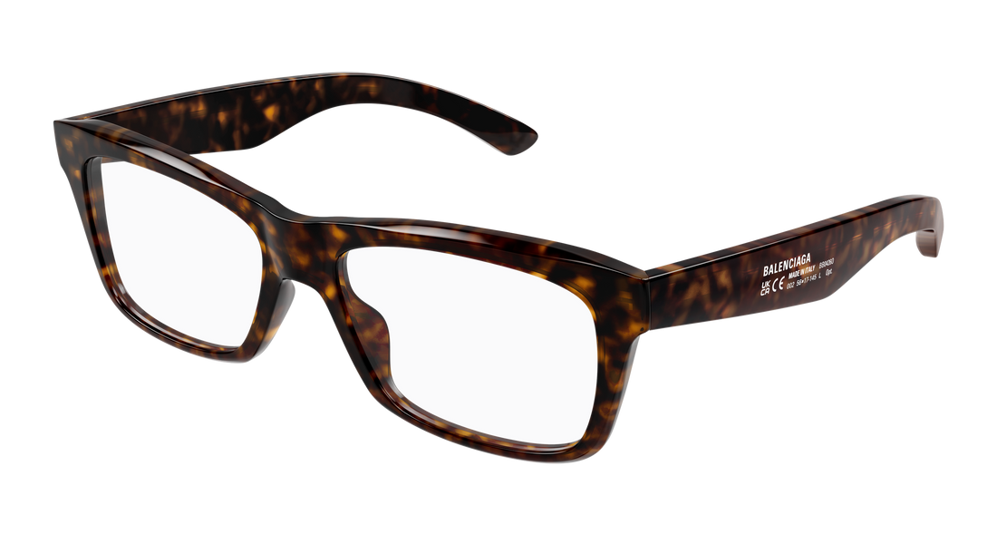 Occhiali da vista balenciaga bb0426o 002 havana rectangular / squared masculino taglia 56mm - Vista principale