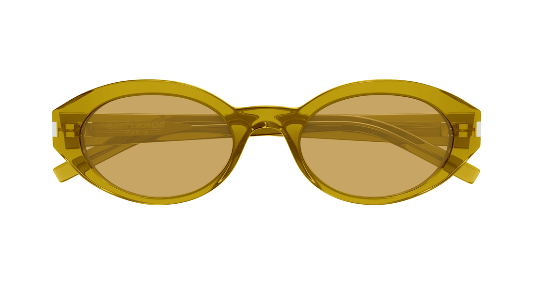 Sonnenbrillen saint laurent sl 567 004 verde round femenino größe 51mm - Detailansicht